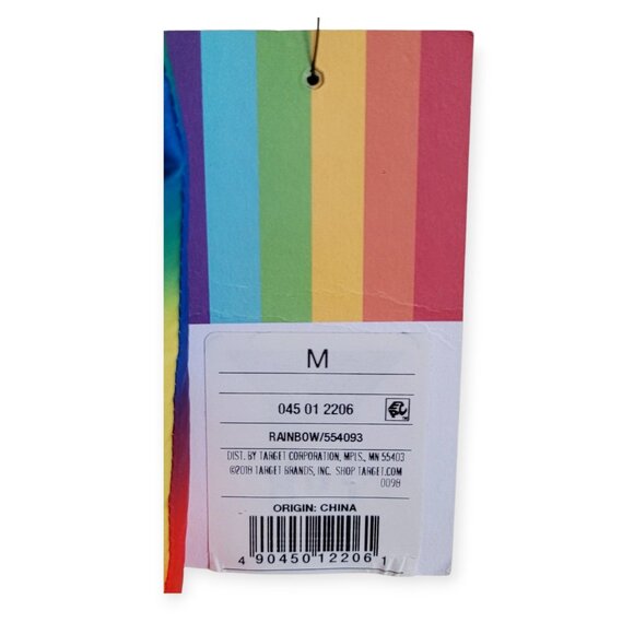 Genderless Target Rainbow Jumpsuit Pantsuit Kidcore Festival Rave size M NWT - Picture 5 of 8